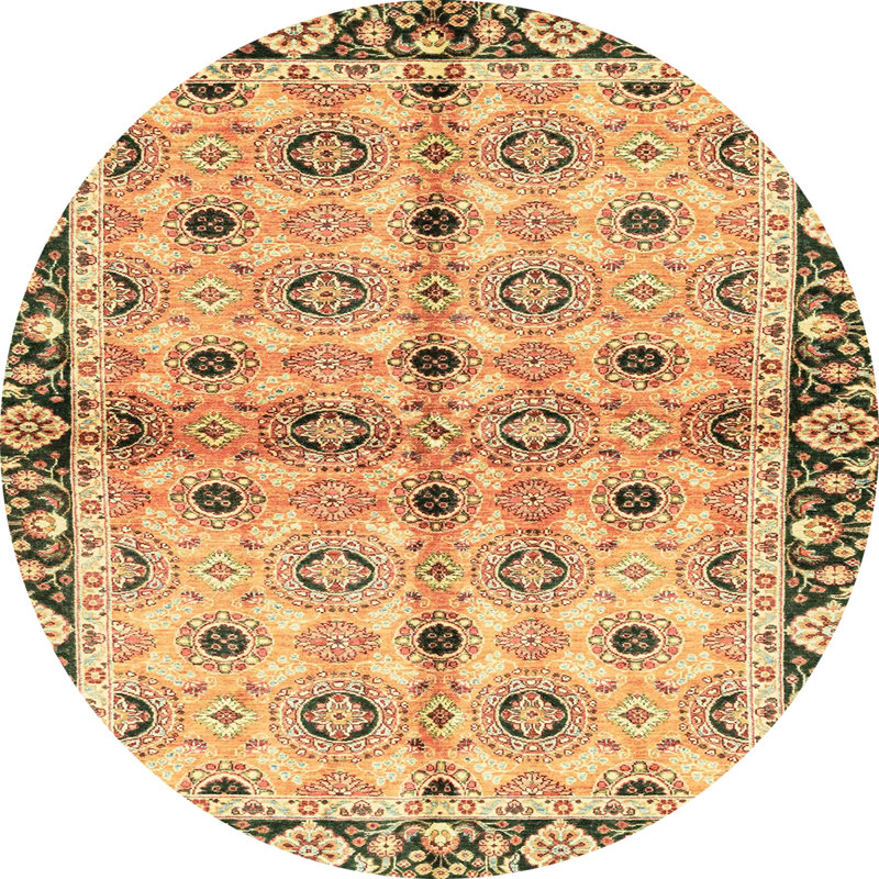 Tapis abstrait moderne 3203, Rond 6 pi