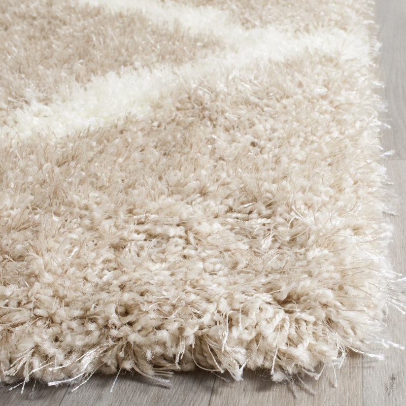 Bertl Shag Performance Geometric Rug, Square 6'7"
