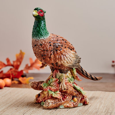 Fitz and Floyd Fall Harvest Pheasant Figurine
