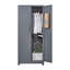 Armoire de rangement en métal, armoire à outils de nettoyage avec porte verrouillable, grande armoire de rangement, armoire d'entrée-108813419