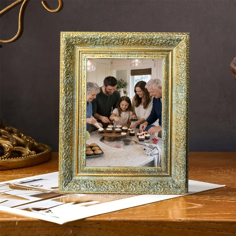Cadre photo raffiné doré antique 1 PC 5 "x 7", Or antique, 1, L 5 po x H 7 po