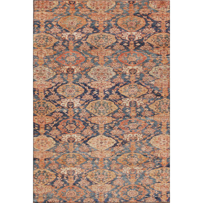 Premium Machine Washable Dahl AMF1084 Damask Rug