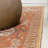 Bijan Traditional Vintage Medallion Reversible Machine-Washable Terra/Blue/Cream Indoor/Outdoor Rug-610799938