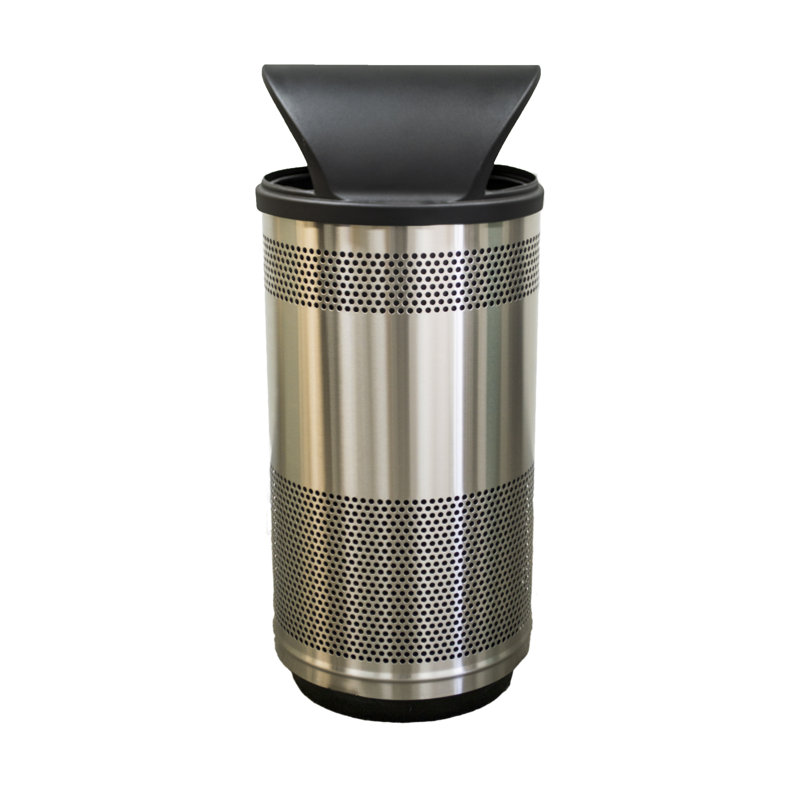 Poubelle perforée en acier inoxydable 35 gallons