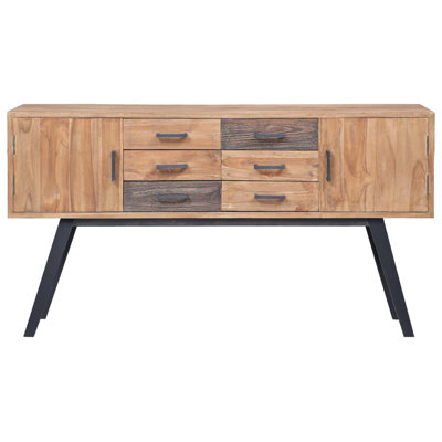 Fiatt Side Cabinet 110x30x75 cm Solid Teak