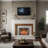 26" Infrared Quartz Heater Fireplace Insert-874879089