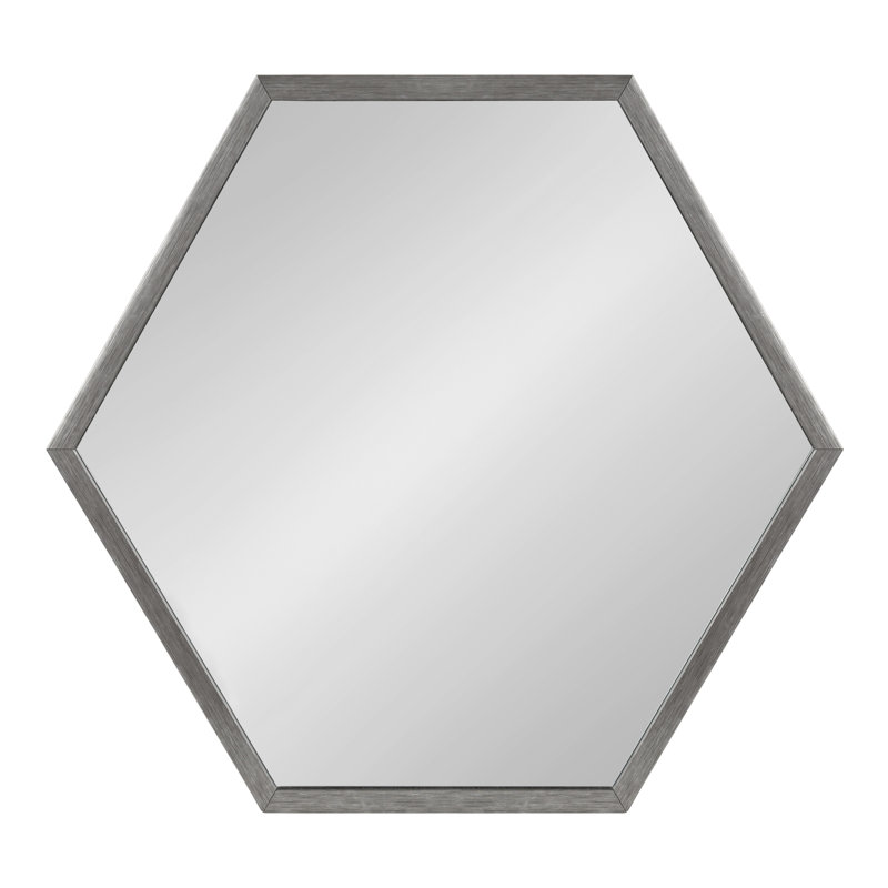 Effervescence Mirror, 24" x 26", Dark Silver