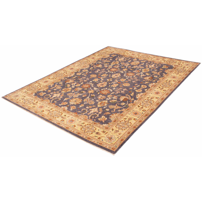 Tapis indigo Chobi Finest 9 po 2 po x 11 po 9 po