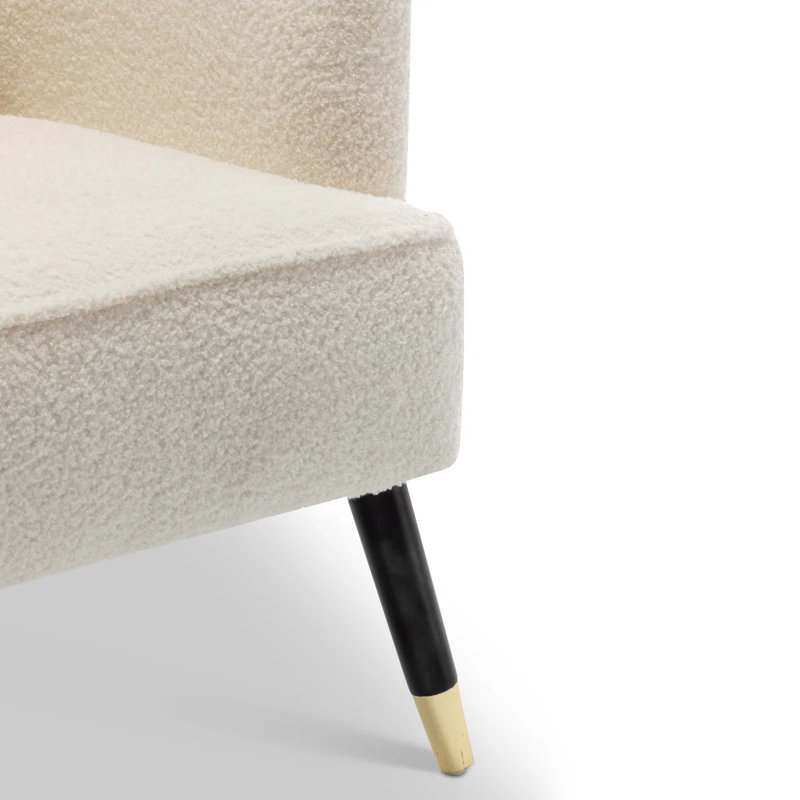 77cm Wide Elegant Plush Boucle Armchair
