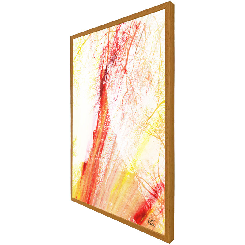Fury - Single Picture Frame Print, 76cm H x 51cm W x 4cm D, Oak