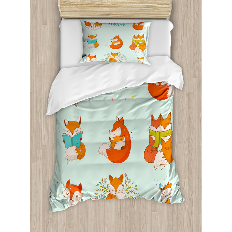 Ensemble de housse de couette Fox, Simple