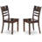 6 Piece Kitchen Table Set Contains a Rectangle Dining Table with Butterfly Leaf and 4 Dining Chairs with a Bench, Cappuccino-20549021