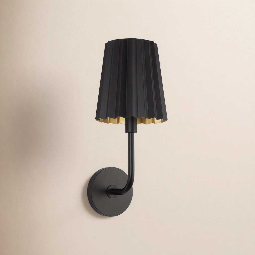 Tindra Single Dimmable Bath Sconce, Matte Black