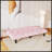 66" Pink Velvet Sofa Bed
