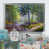 Impression argent sur toile encadrée