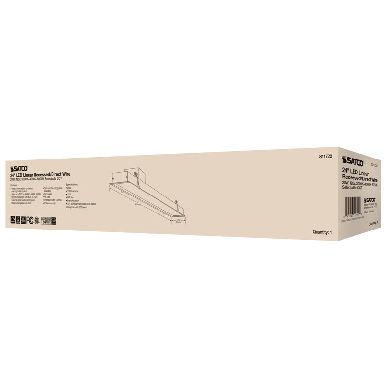 ColorQuick 24" Selectable CCT LED Recessed Lighting Kit