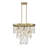 Livorno 4-Light Chandelier in Noble Brass