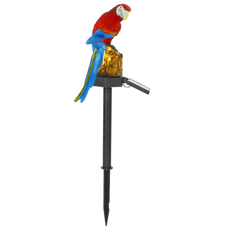 Ensemble d'éclairage solaire pour sentier en résine, Rouge