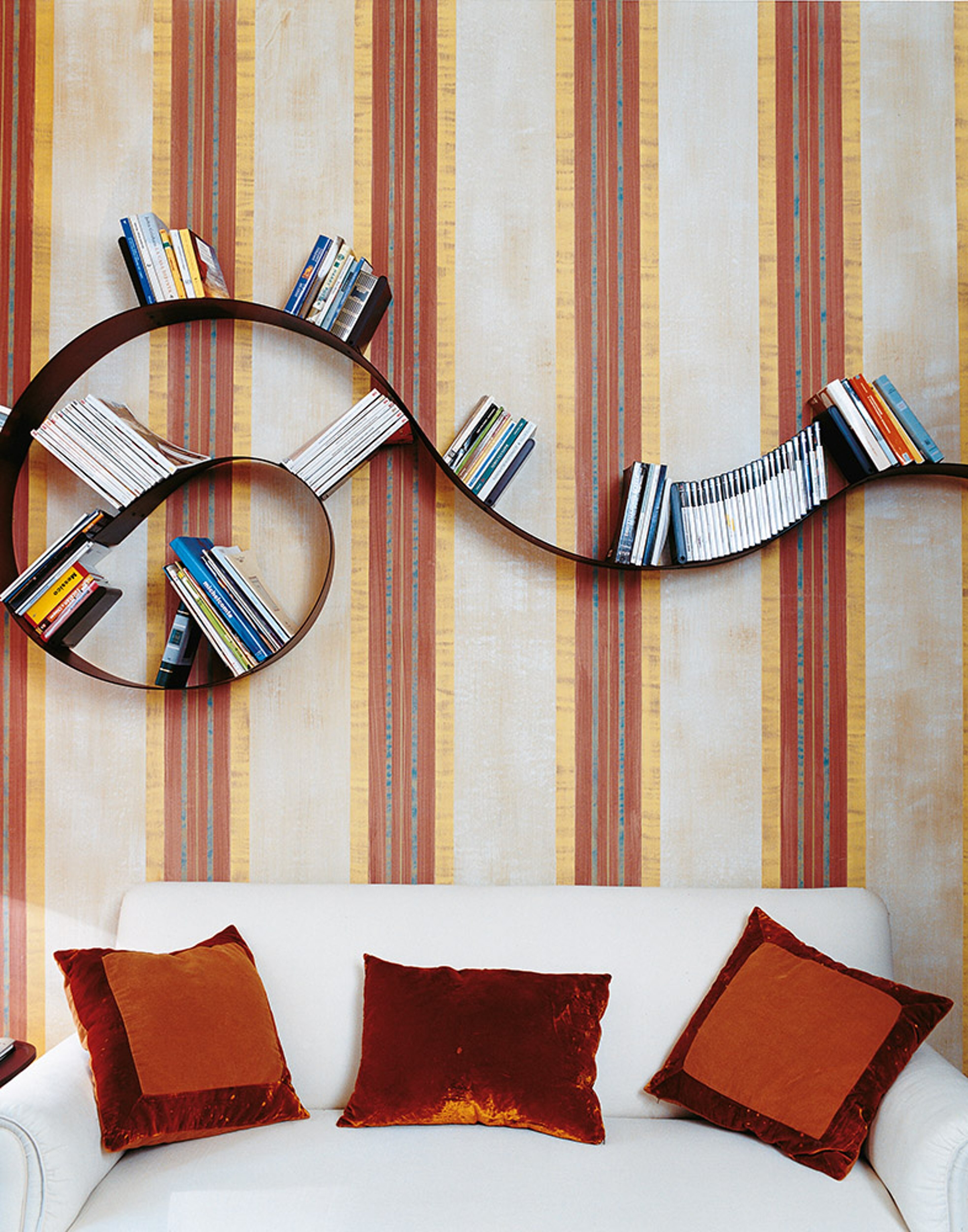 Kartell Bookworm Adjustable Wall-Mounted Bookshelf by Ron Arad & Reviews