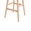 MICCO Counter Stool with Solid Wood Frame