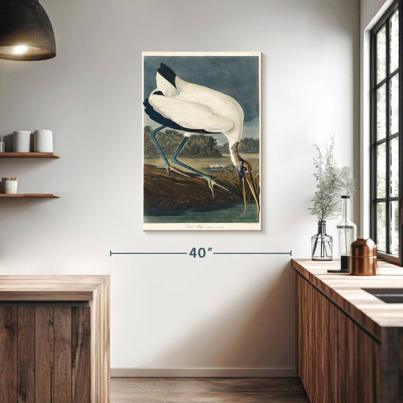 Brampt Wood Ibis, 39" H x 26" W