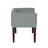 Compact Elegant Accent Bench With Padded Low-Back