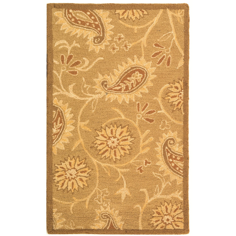 Berkley Hand Hooked Thick Wool Pile Rug, Rectangle 7'9" x 9'9"