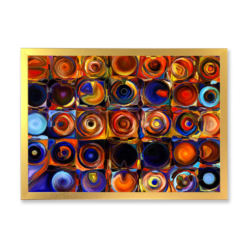 «Game of Hues» - Reproduction de photo sur toile, H 8 po x l 12 po x P 1 po, Cadre photo doré