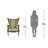 Louis XVI Wingback Armchair