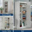 Armoire de rangement / garde-manger - Finition blanche