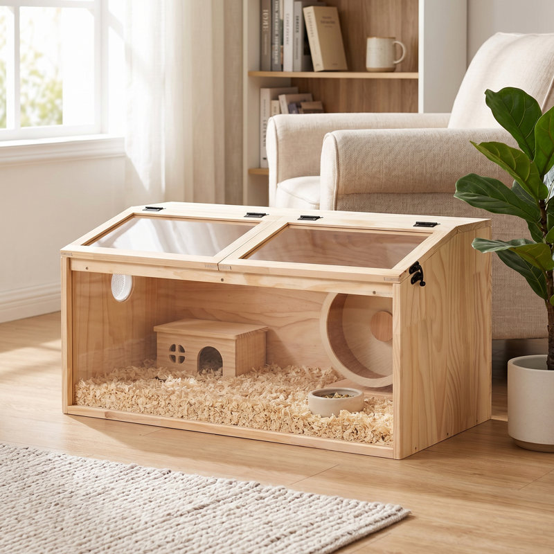 Hamster Cage, Rat Cage, Pet Mouse Cages,Portable Hamster House For Rats, Small Animal Hutch