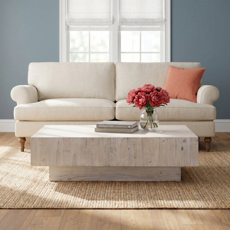 Neptunia Solid Wood Single Coffee Table