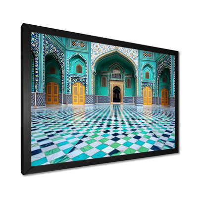 Reproduction d'art sur toile, «Soufi Shrine Lahore Pakistan Mosque I»