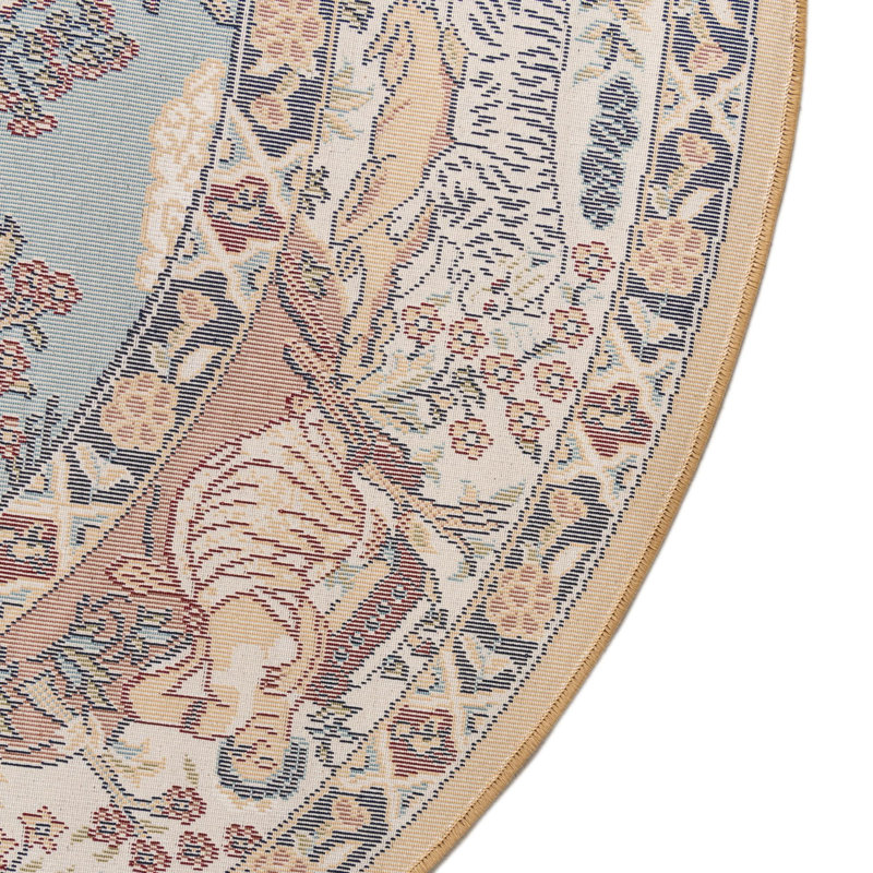 Ledger Oriental Indoor Rug, Round 5'3"
