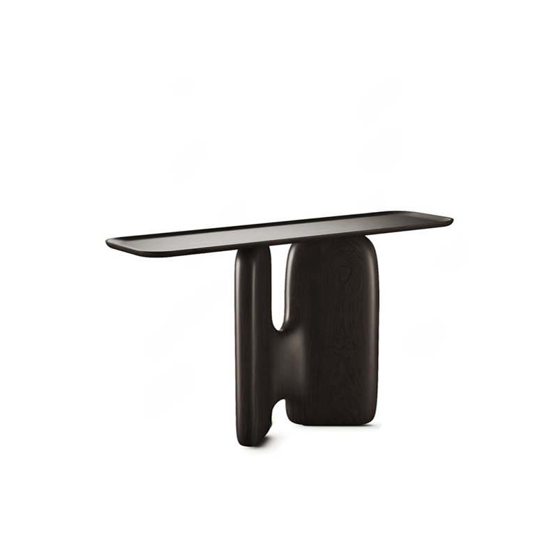 Console Modern Minimalist Art Design, H 31,5 po x l 59,06 po x P 13,78 po, Noir