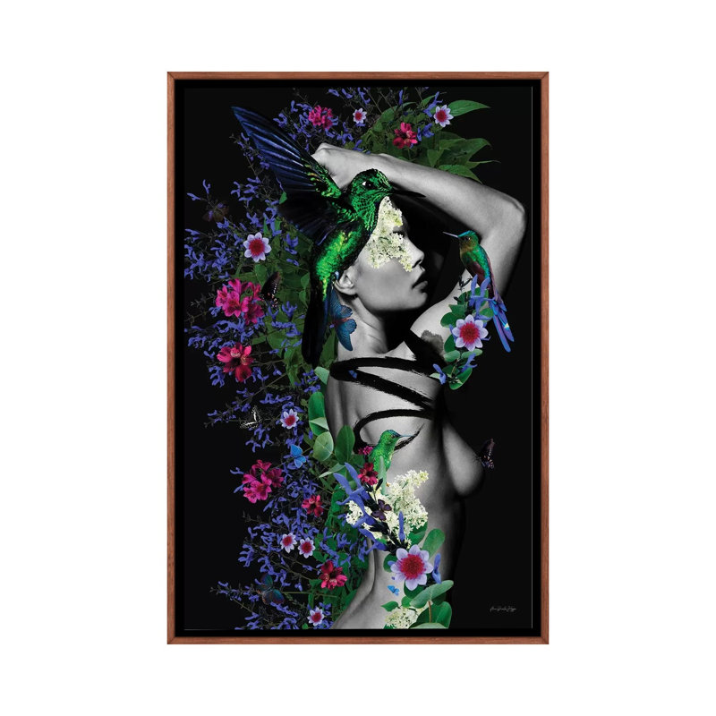 Stella - par Ana Paula Hoppe, impression, No Matte, Classic Wood Frame, 48" H x 32" W x 1.5" D