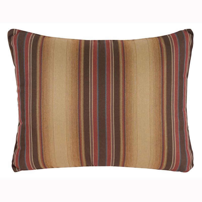 Design Harmony Lumbar Indoor/Outdoor Pillow Cover & Insert, Alcazar Redwood