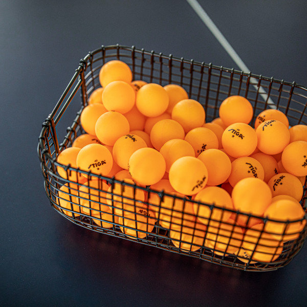 STIGA 1-Star White Balls (46-pack), Orange