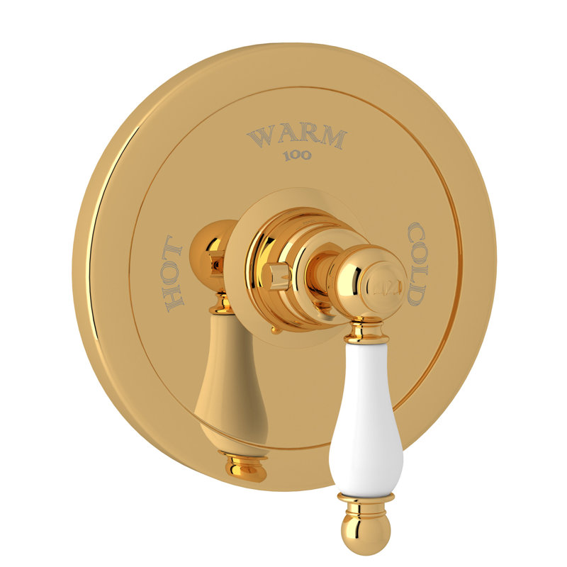 Arcana Shower Wall Trim, Italian Brass