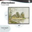 Cabine le long de la rivière, giclée encadrée, design par lettré et doublé-2079958440-2079958439