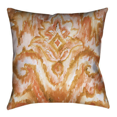 Coral Pattern Joey Pattern I Outdoor Throw Pillow