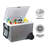 Koolatron 12V Wheeled Electric Cooler/Warmer 34L (36 qt), Gray