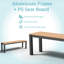 Banc d'extérieur en aluminium-816078723