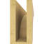 Bois de cèdre brut StockportThane Corbel, apprêté brun clair Stockport-88291791