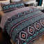 Ensemble de courtepointe Boho - Couvre-lit bohémien léger pour décoration de chambre à coucher - Comprend la courtepointe et les taies décoratives-646624749