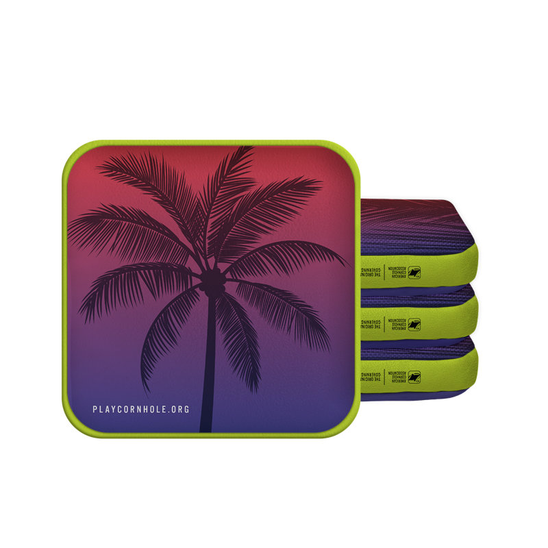 Poches tropicales Synergy Touring Pro Cornhole, Rouge