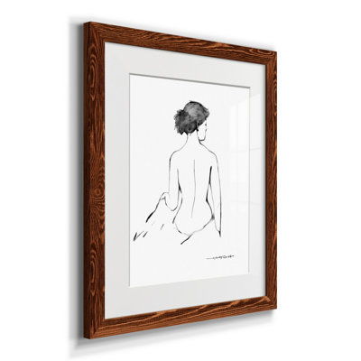 " Sketchy Silhouette II " Painting Print