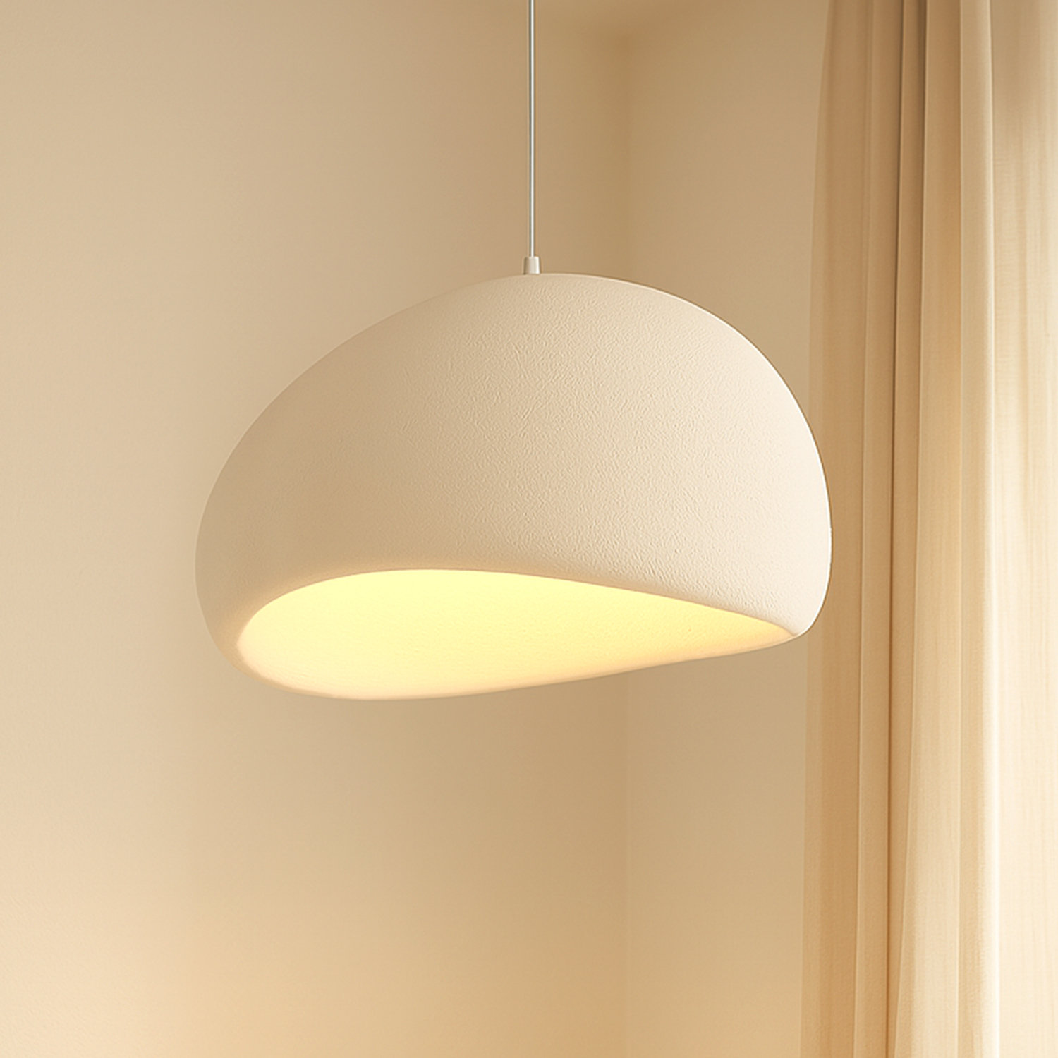 Jimyah Single Light Pendant, 60" H x 19.68" W x 14.56" D