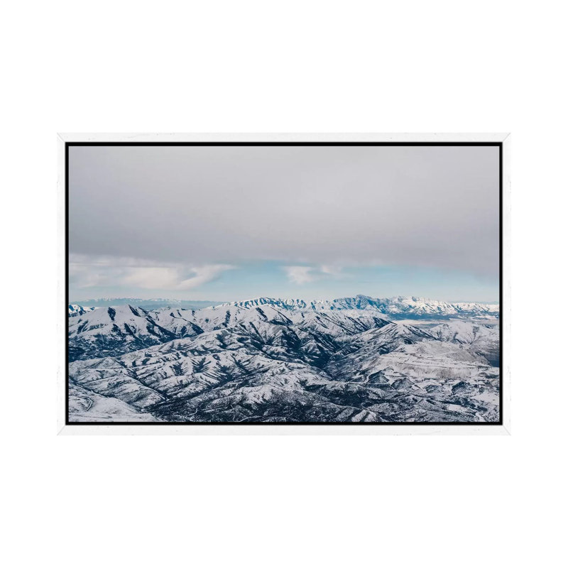 Over Utah III by Bethany Young - Print on Canvas, White Framed, 45.72cm H x 66.04cm W x 3.81cm D