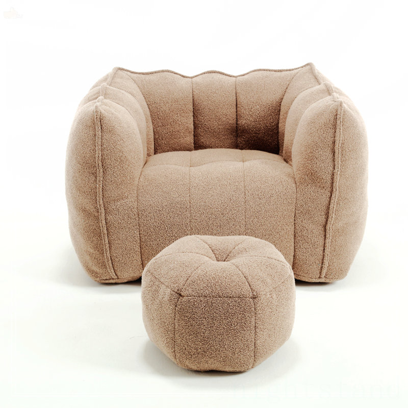Fauteuil à billes Boneless, Café